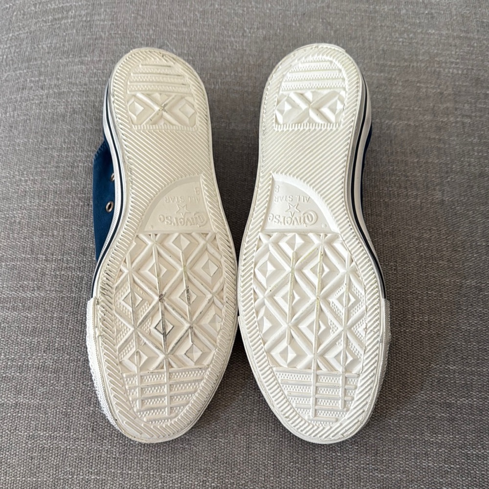Men’s Converse Blue Slip-On Sneakers Classic Design - Men’s size 8 - Picture 2 of 8